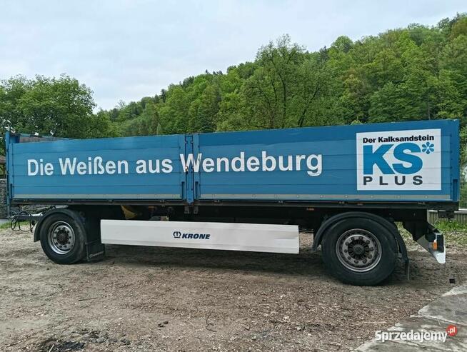Krone przyczepa dwuosiowa burtowa burtówka rolnicza budowlan