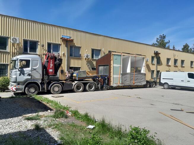 Transport HDS Warszawa ładunki do 4 m wysokości naczepa nisk