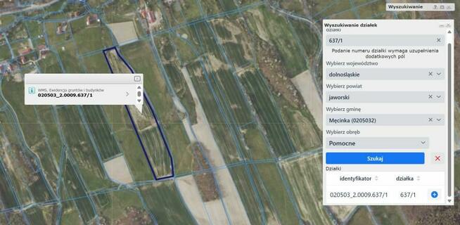 Działka rolka POMOCNE 3,25 ha