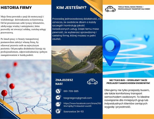 Profesjonalny przewóz osób – komfortowy bus 9-osobowy | Lice