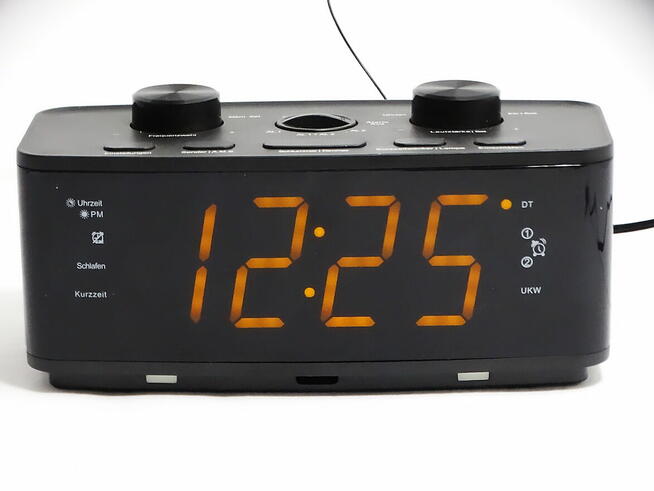 Radio-budzik USB duży LCD lampka Medion MD 44872