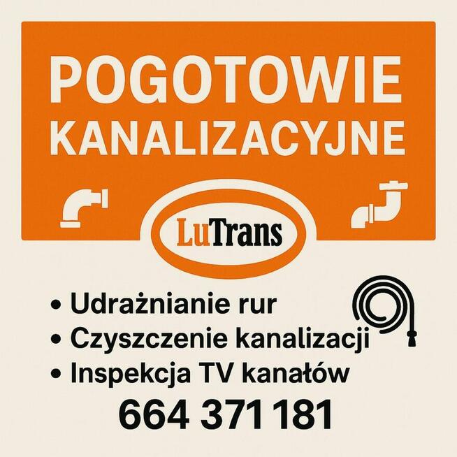 Pogotowie Kanalizacyjne - udrażnianie rur - hydraulik - WUKO