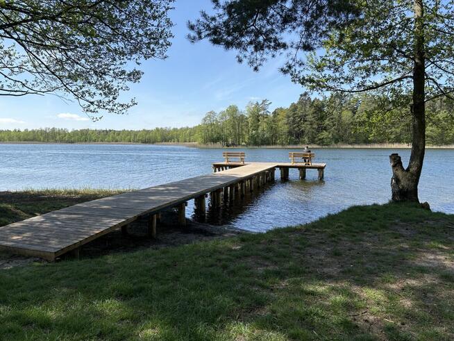 Mazury, domek w lesie, nad jeziorem, Masuriamiracle
