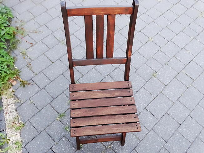 Zestaw mebli ogrodowych drewno 4 elementy.