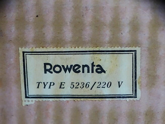 ROWENTA E5236 Ekspres do kawy Czajnik do kawy lata 50-60 550