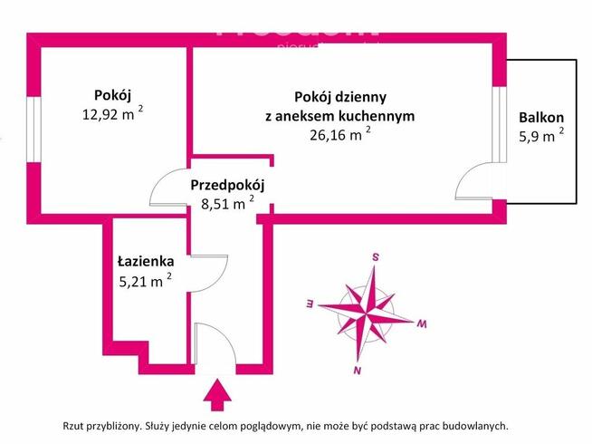 Komfortowe mieszkanie 52,8 m² w Piasecznie