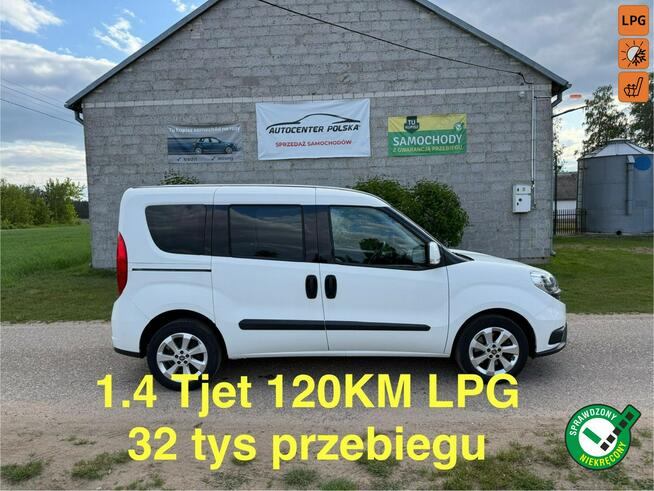 Fiat Doblo 1.4 T jet Benzyna z Nowym LPG, 32 tyś przebiegu
