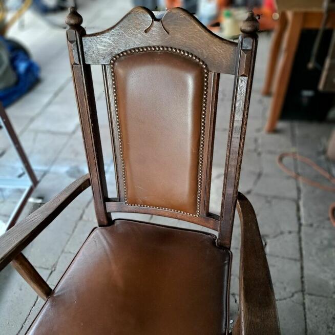 Komplet foteli dębowych
