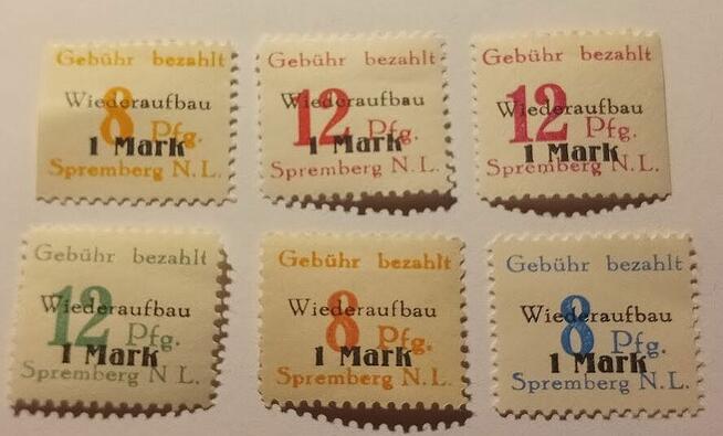 Znaczki Niemcy Spremberg