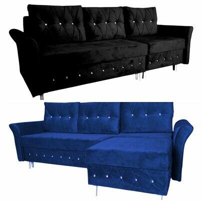 HIT 2w1 Narożnik w SOFiE Glamoru rozkładany do spania