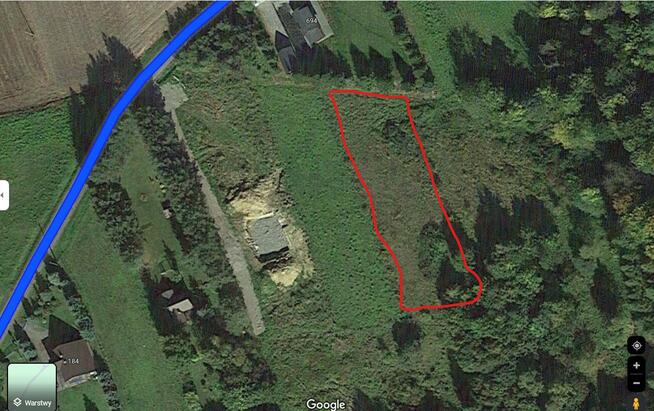 Sprzedam pięknie położoną działkę rekreacyjno budowlaną