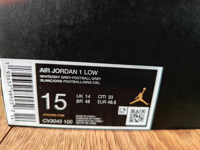 Buty Nike Jordan rozmiar 49,5 długość wkładki 33 cm jak nowe