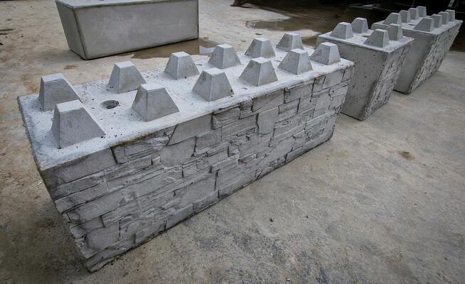 BLOK LEGO bloczki betonowe mury oporowe