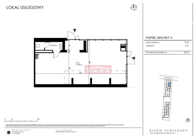 Lokal usługowy  na wynajem Krowodrza