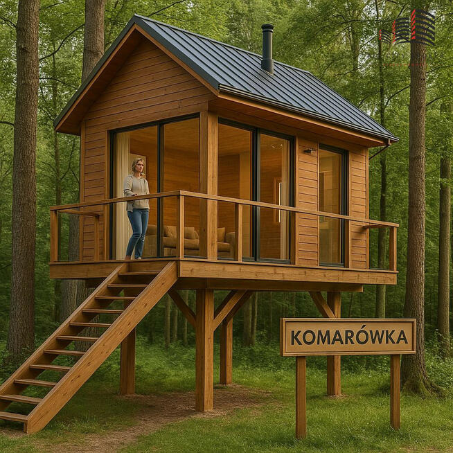 Działka rekreacyjna Komarówka gm. Sosnowica,