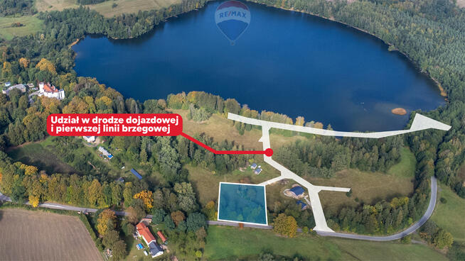 Działka nad jeziorem w Cetuniu!