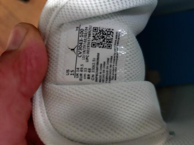Buty Nike Jordan rozmiar 49,5 długość wkładki 33 cm jak nowe
