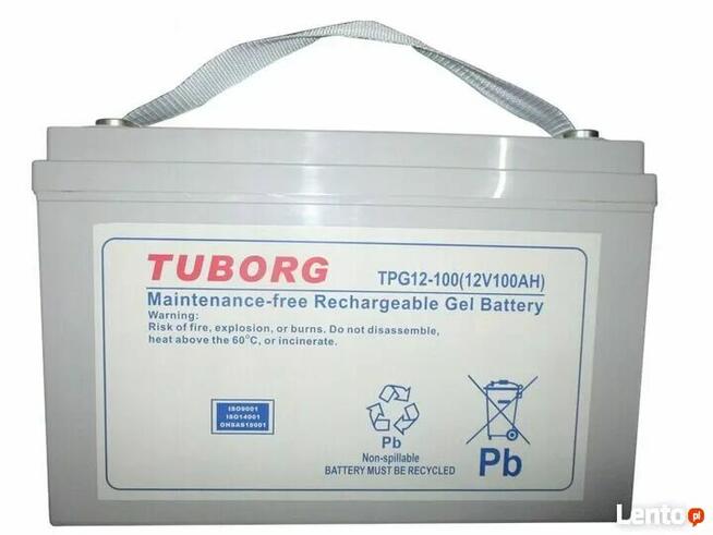 Akumulator żelowy Tuborg TPG12-100 kamper łódz
