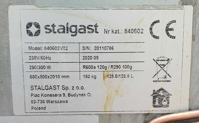 Szafa chłodniczo-mroźnicza 22/25/12