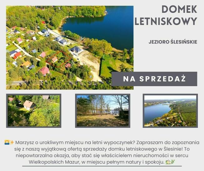 Ślesin – Domek letniskowy z widokiem na jezioro
