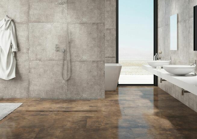 Płytki łazienkowe rustykalne 120x60 Apenino rust lappato