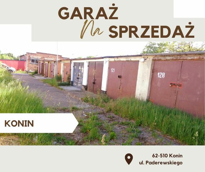 KONIN – SPRZEDAM GARAŻ