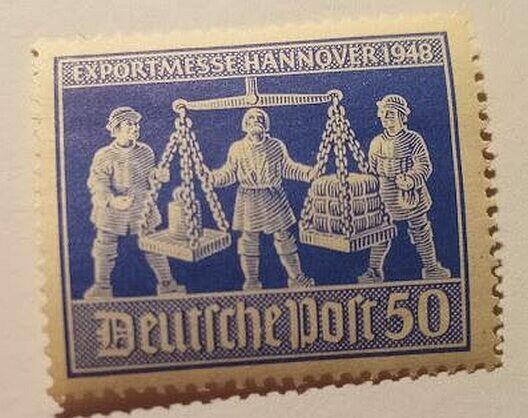 Znaczki Niemcy 1948