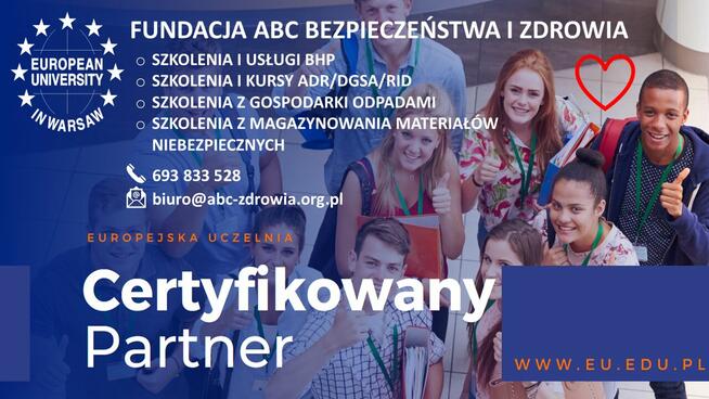 Szkolenia, usługi BHP, ADR