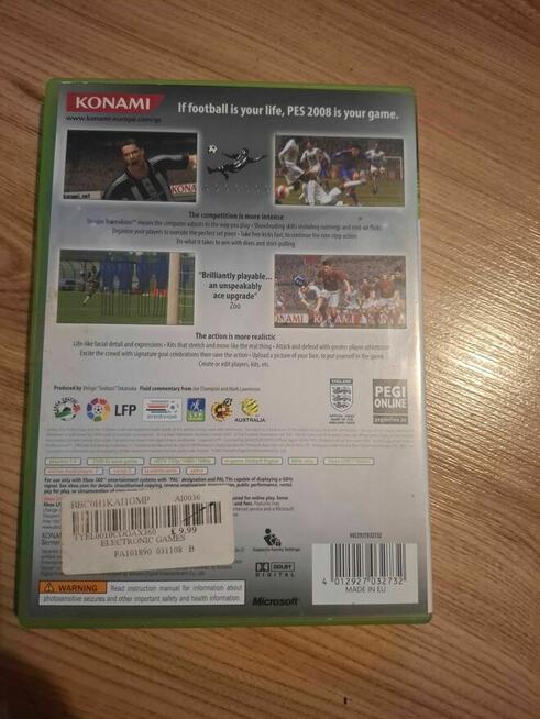Pro Evolution Soccer 2008 PES xbox 360