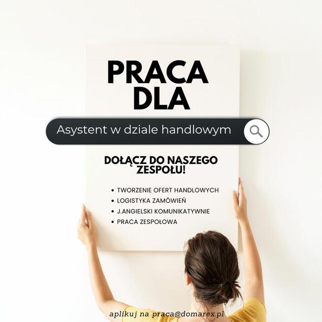 Stażysta w dziale handlowym - płatny staż