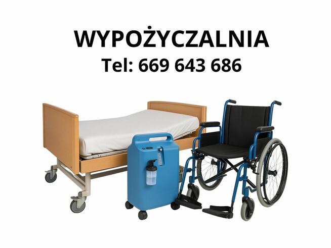 Łóżko rehabilitacyjne szpitalne dla chorych wynajem