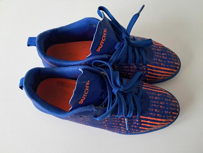 Buty damskie sportowe niebiesko-pomarańczowe „Dutchy”,