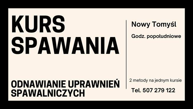 Kurs spawania metodą MAG, TIG.