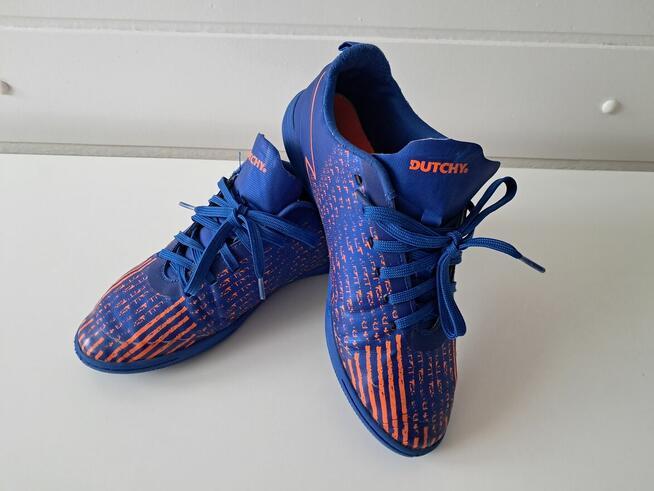 Buty damskie sportowe niebiesko-pomarańczowe „Dutchy”,