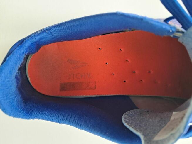 Buty damskie sportowe niebiesko-pomarańczowe „Dutchy”,