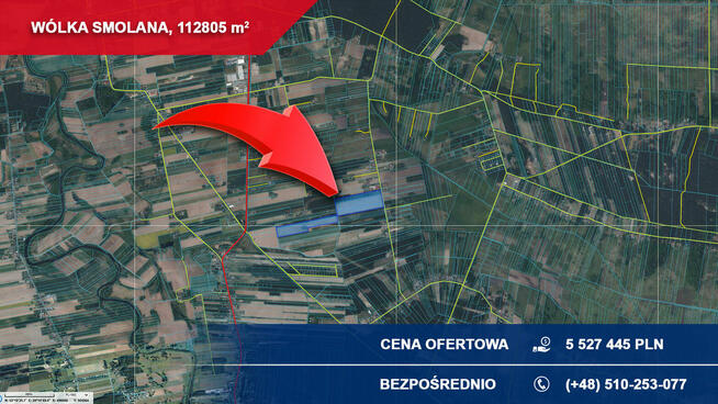 Działka inwestycyjna 11,28 ha pod osiedle z MPZP