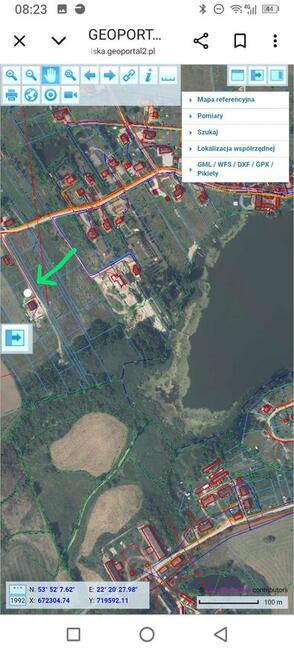 Działka z widokiem na jezioro