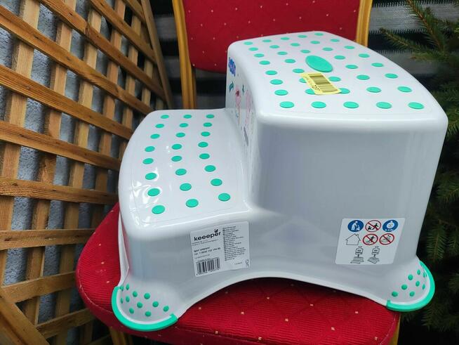 Podest schody przenośne dla Dzieci Dwustopniowy Schodki