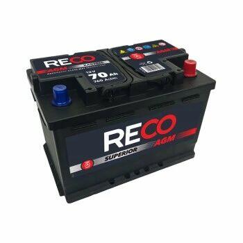 Akumulator Reco 12V / 70Ah / 760A AGM