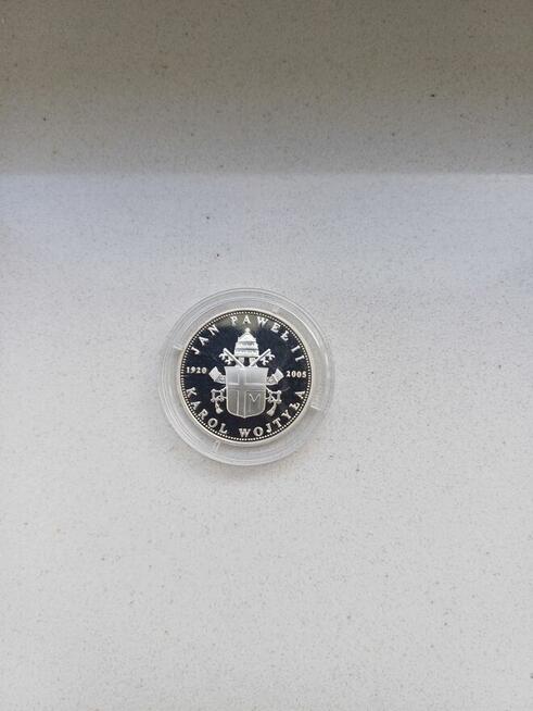 NOWA SREBRNA MONETA 2 PAPIEZY - Ag 925, waga 14,4g