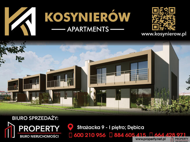 Mieszkanie, 60,25 m2, Kosynierów, Dębica