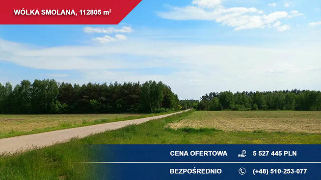 Działka inwestycyjna 11,28 ha pod osiedle z MPZP