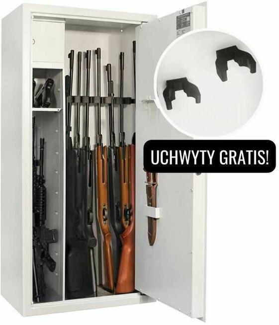 Sejf na broń długą Arsenał 1253. Zamek kluczowy. Klasa S1