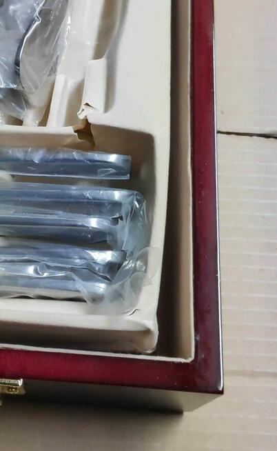 Sztućce satyna 72 el zestaw w kasetce outlet