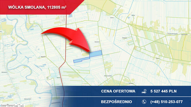 Działka inwestycyjna 11,28 ha pod osiedle z MPZP