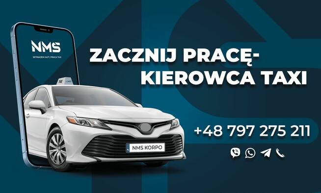 Kierowca kat. B – Własny grafik|TAXI PARTNER|Praca od zaraz