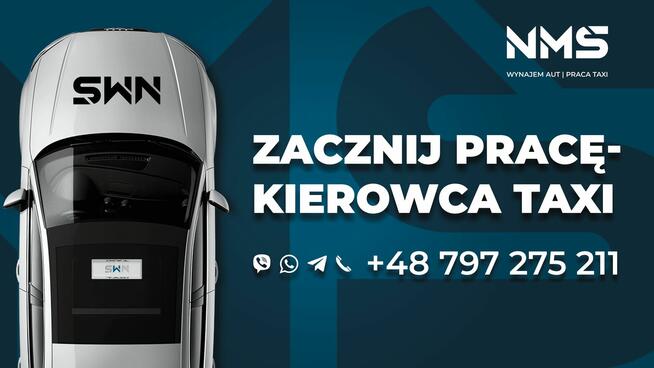 Kierowca kat. B – Własny grafik|TAXI PARTNER|Praca od zaraz