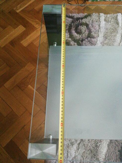 Ława szklana podwójna