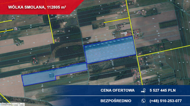 Działka inwestycyjna 11,28 ha pod osiedle z MPZP