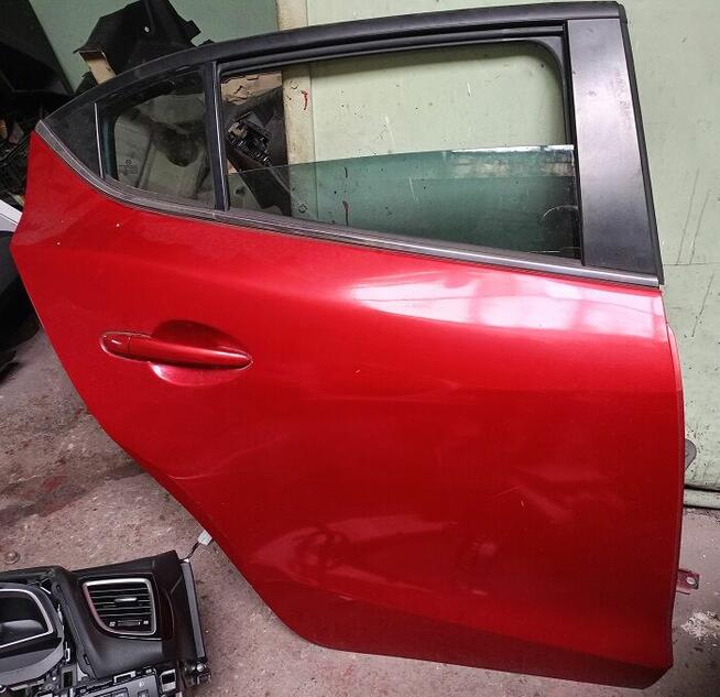 Mazda 3 BN BM Drzwi tyl tylne kompletne prawe lewe 41V demon